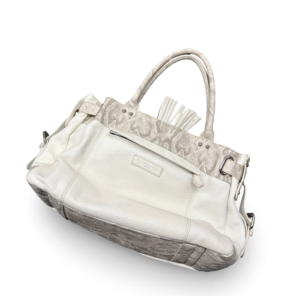 발렌시아가 화이트 레더 태슬 숄더백 상품이미지2