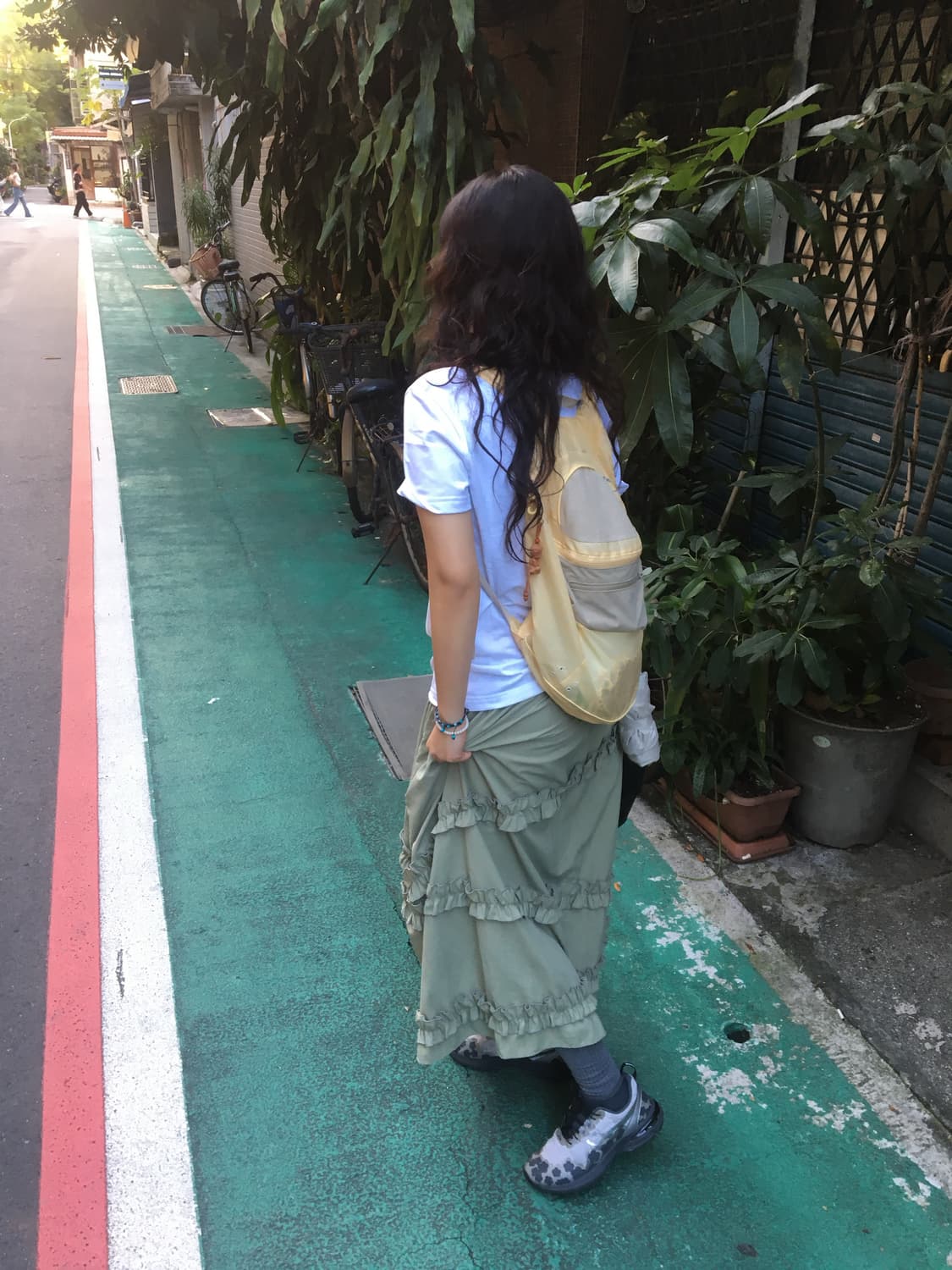 나일론 캉캉 롱스커트 상품이미지1