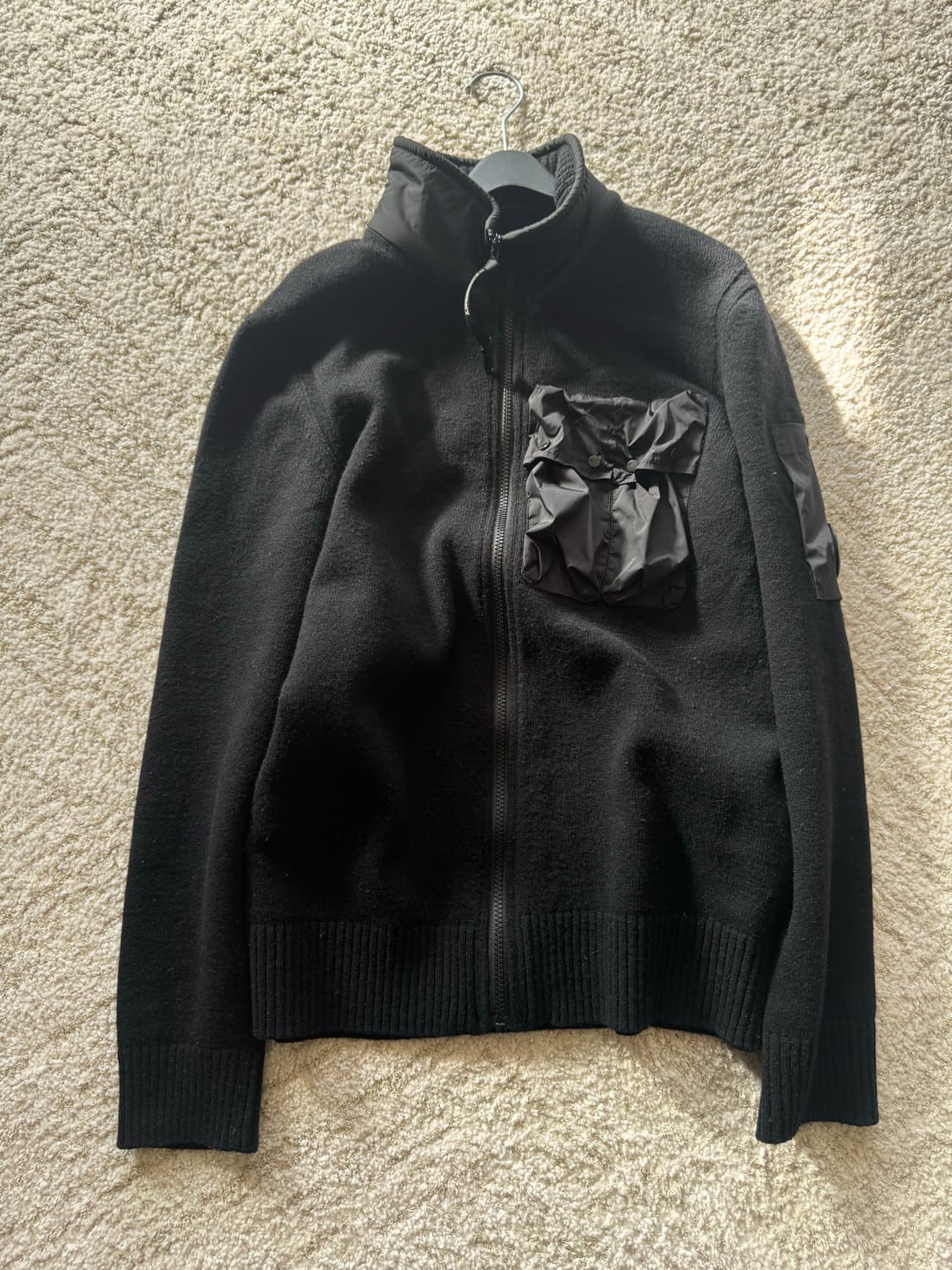 씨피컴퍼니 탄창 메리노 울 집업 상품이미지2