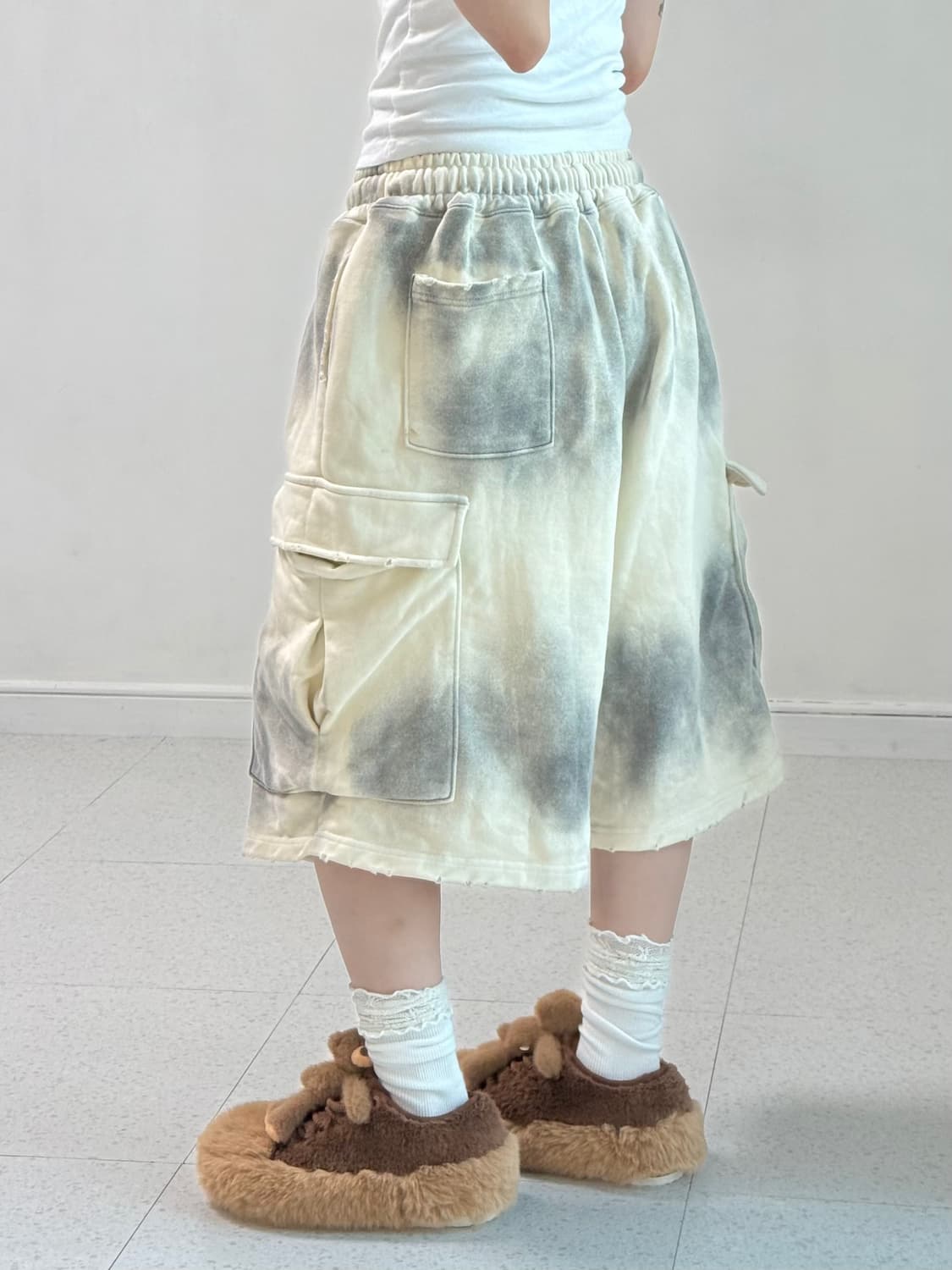 빈티지 타이다이 버뮤다 팬츠 상품이미지3