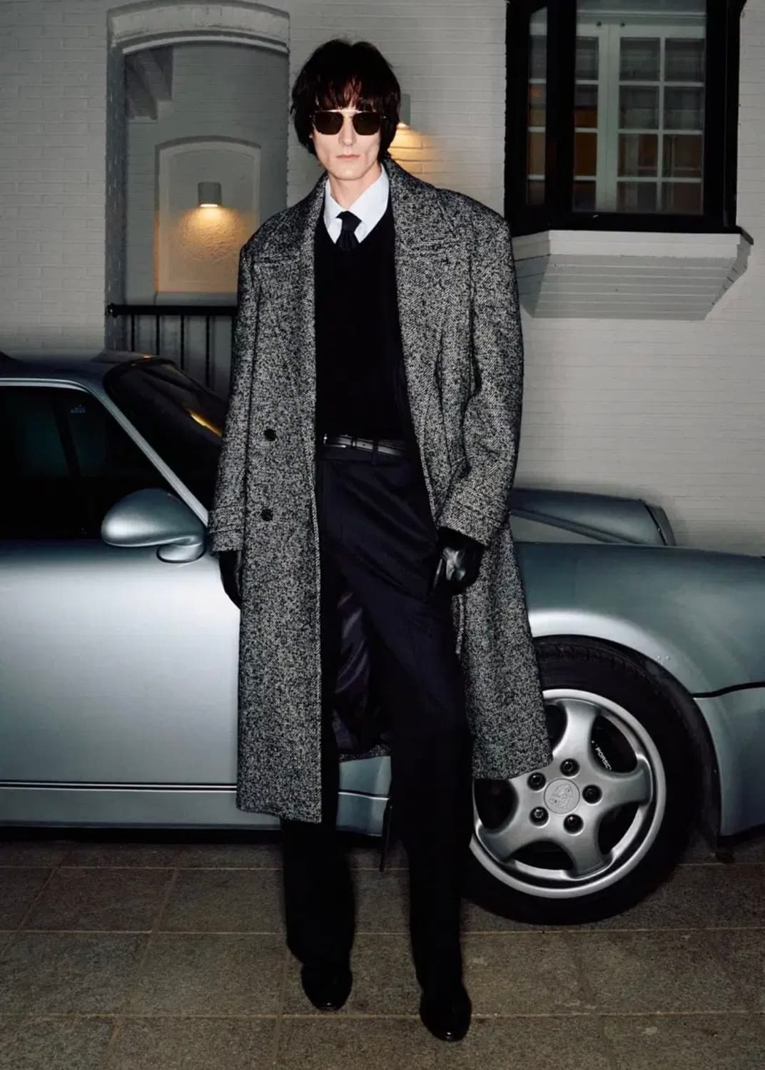 세비지 / 헤링본 롱 코트 / M 상품이미지1