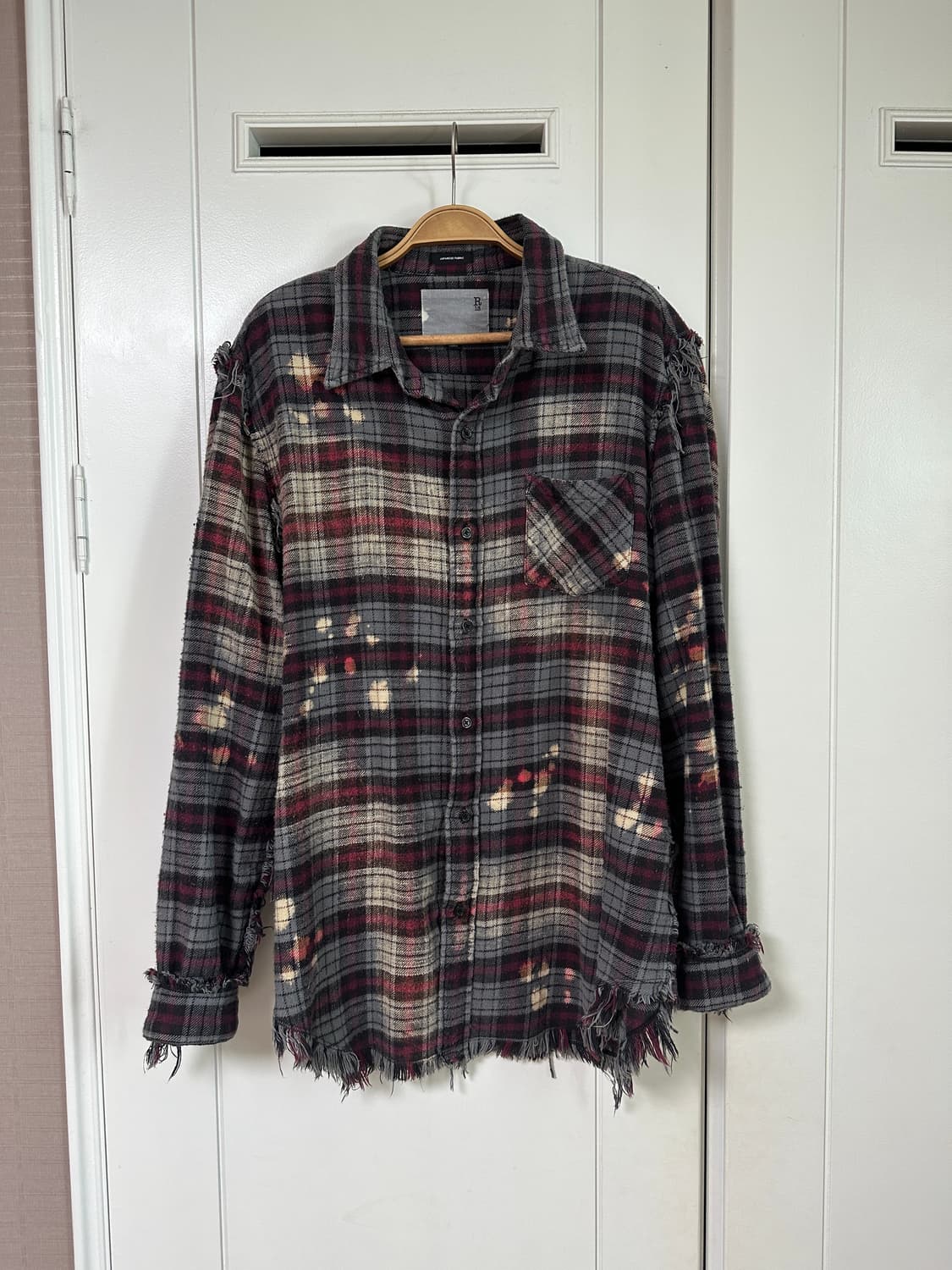 R13 체크셔츠 L 상품이미지1