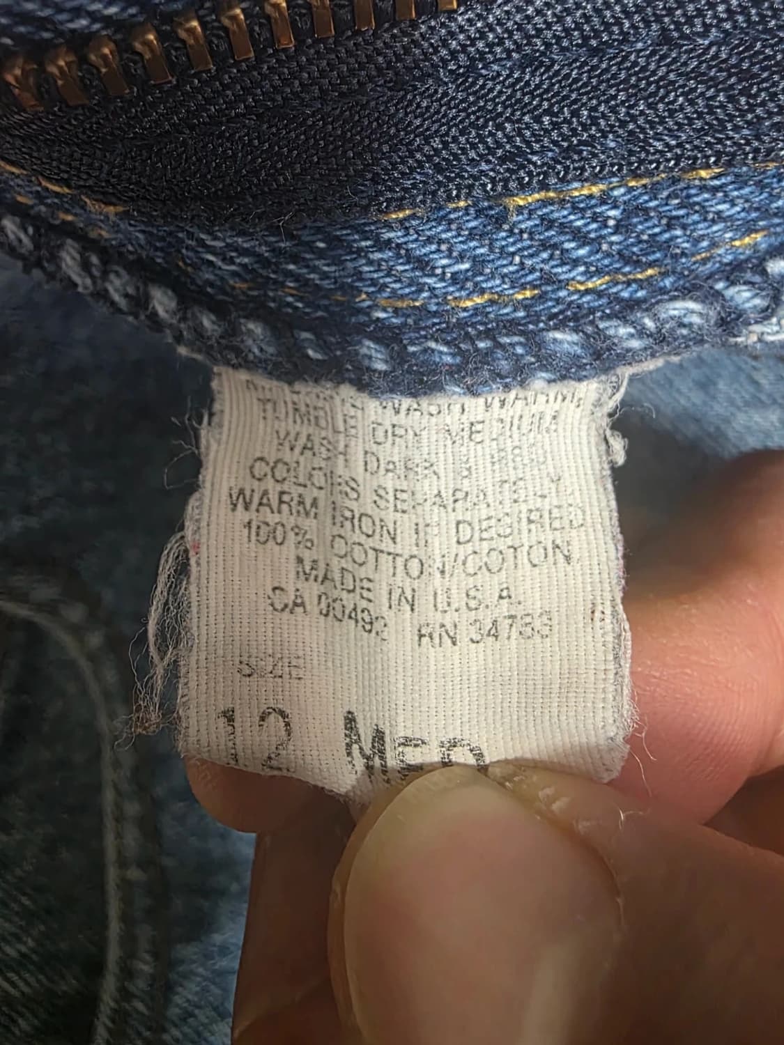 90s Made in USA 빈티지 Lee Riders 데님 팬츠 상품이미지9