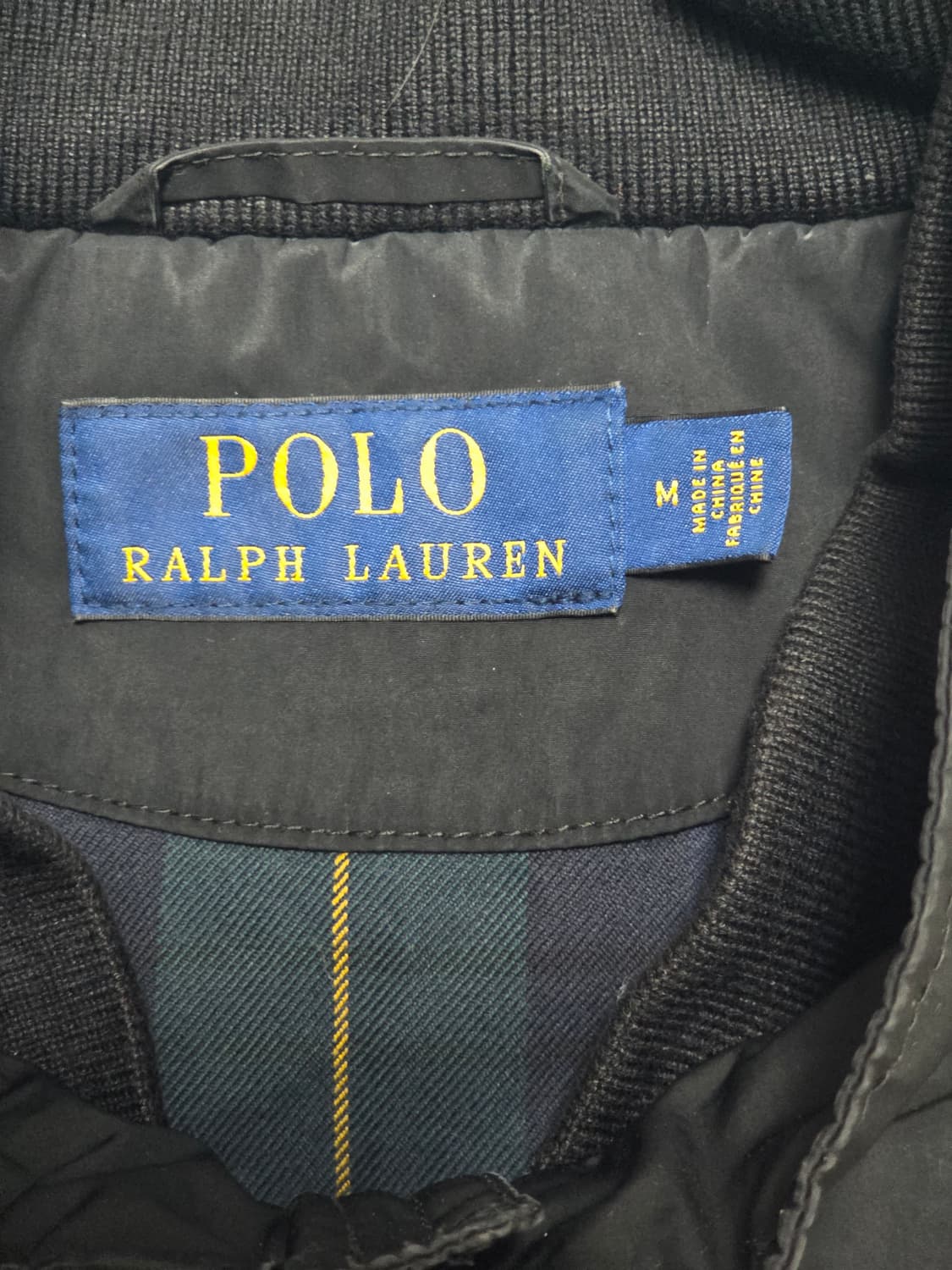 폴로 랄프로렌 봄버 자켓 m 블랙 상품이미지4