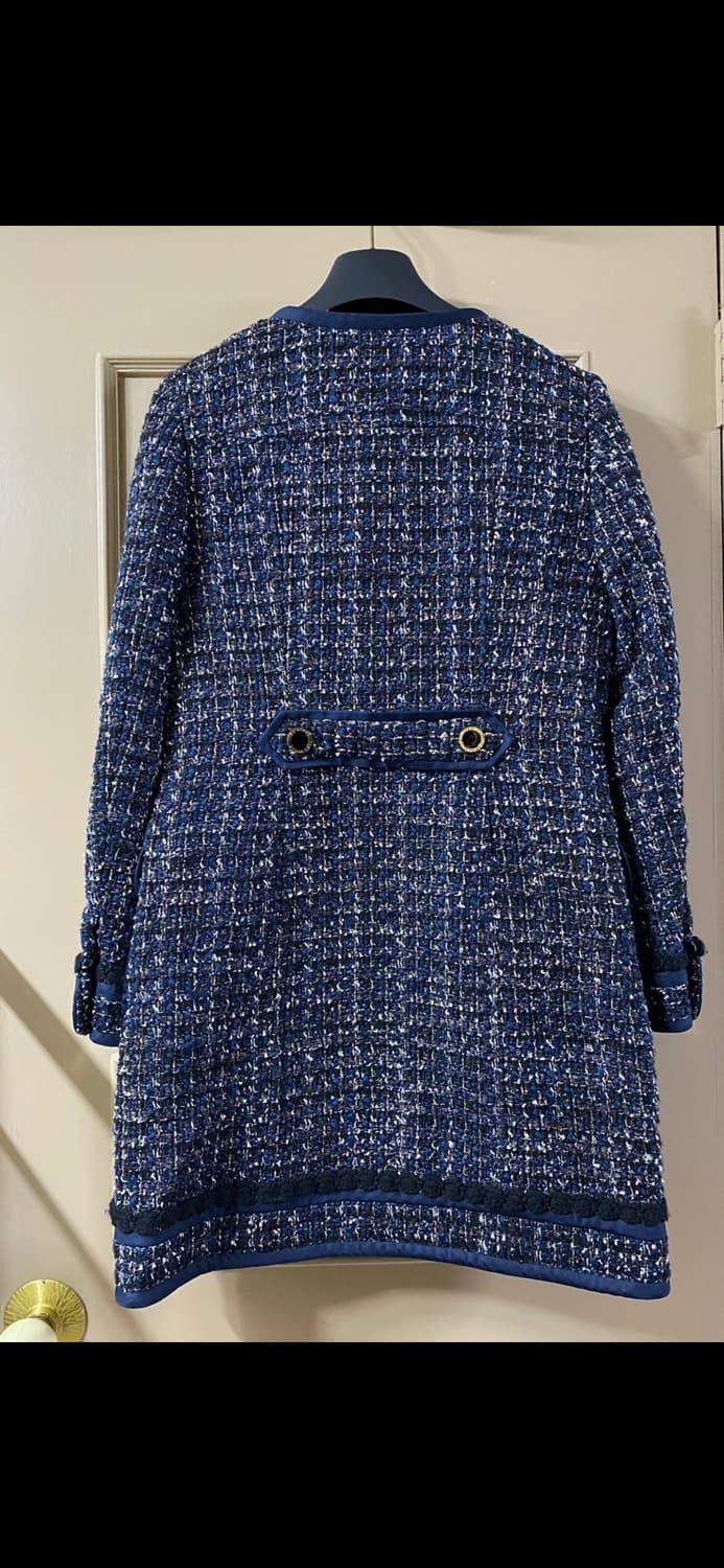 토리버치 트위드 코트 자켓 네이비 55 상품이미지8