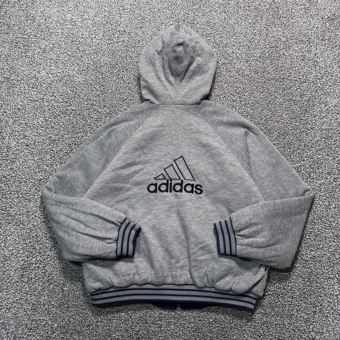 아디다스 양면 리버시블 올드스쿨 오버핏 코튼&바람막이 자켓 :) 상품이미지1