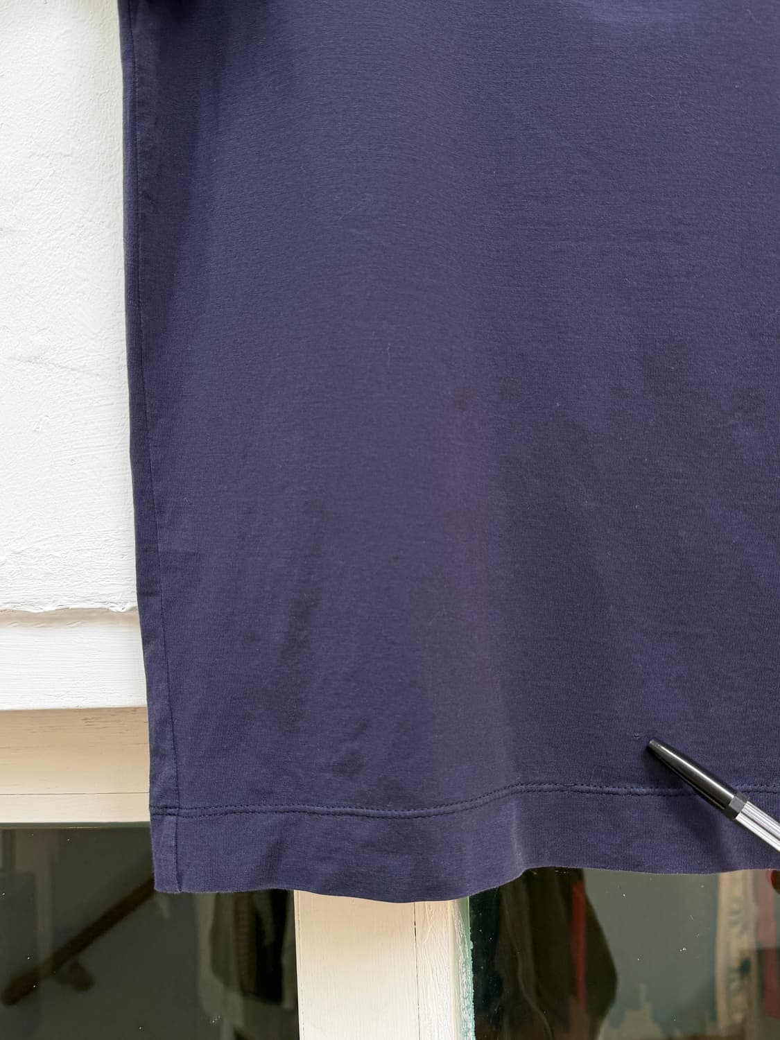 Cruciani 크루치아니 네이비 카라 반팔티 48 상품이미지4