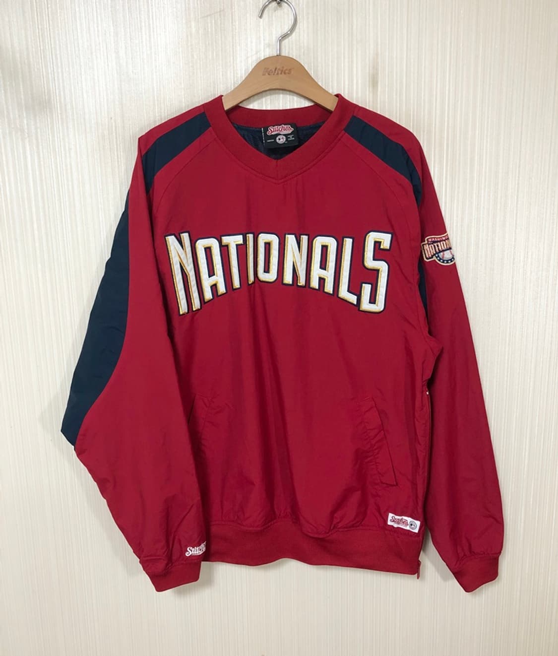 MLB STITCHES 워싱턴내셔널스 웜업풀오버자켓 M(해외) 상품이미지1