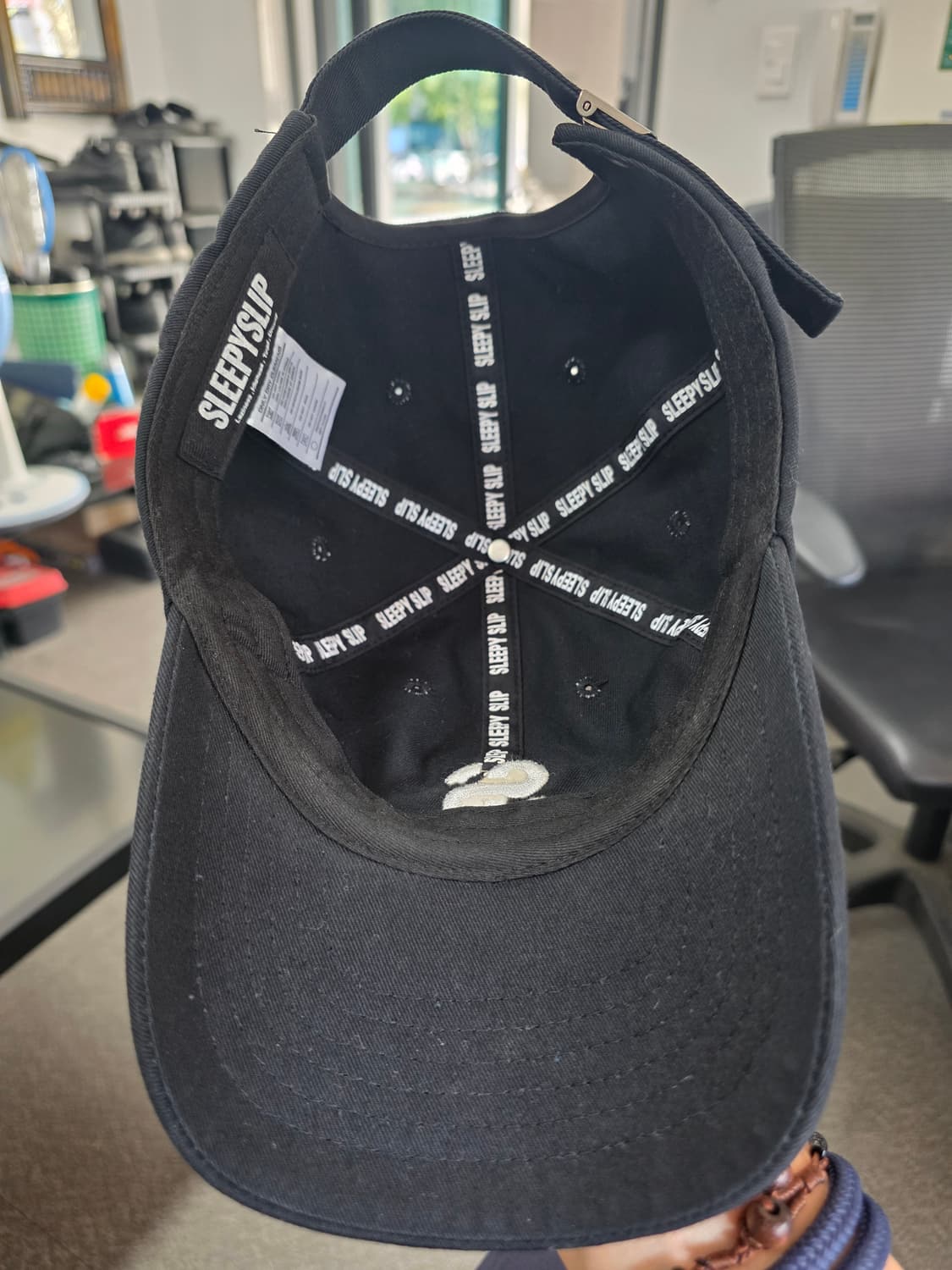 슬리피슬립 SS 로고 볼캡 모자 블랙 상품이미지8