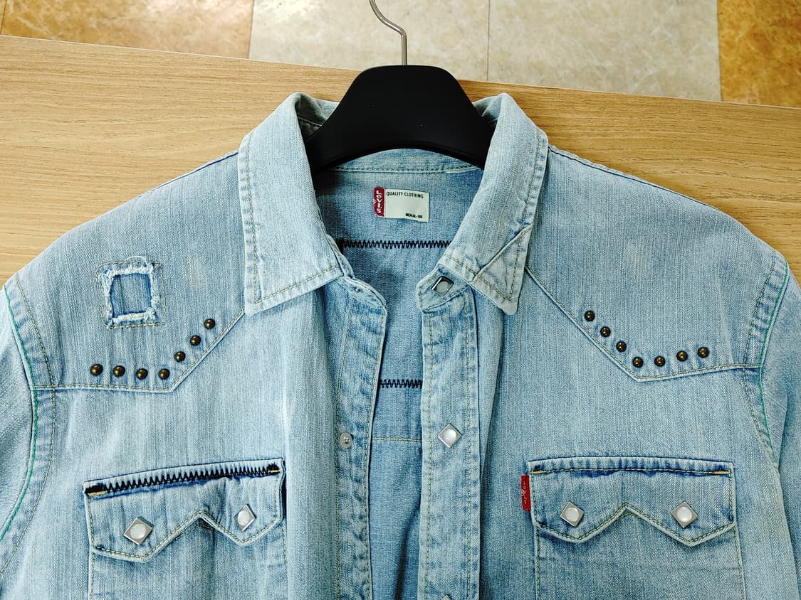 LEVIS 리바이스 스터드징장식 청남방자켓 상품이미지4