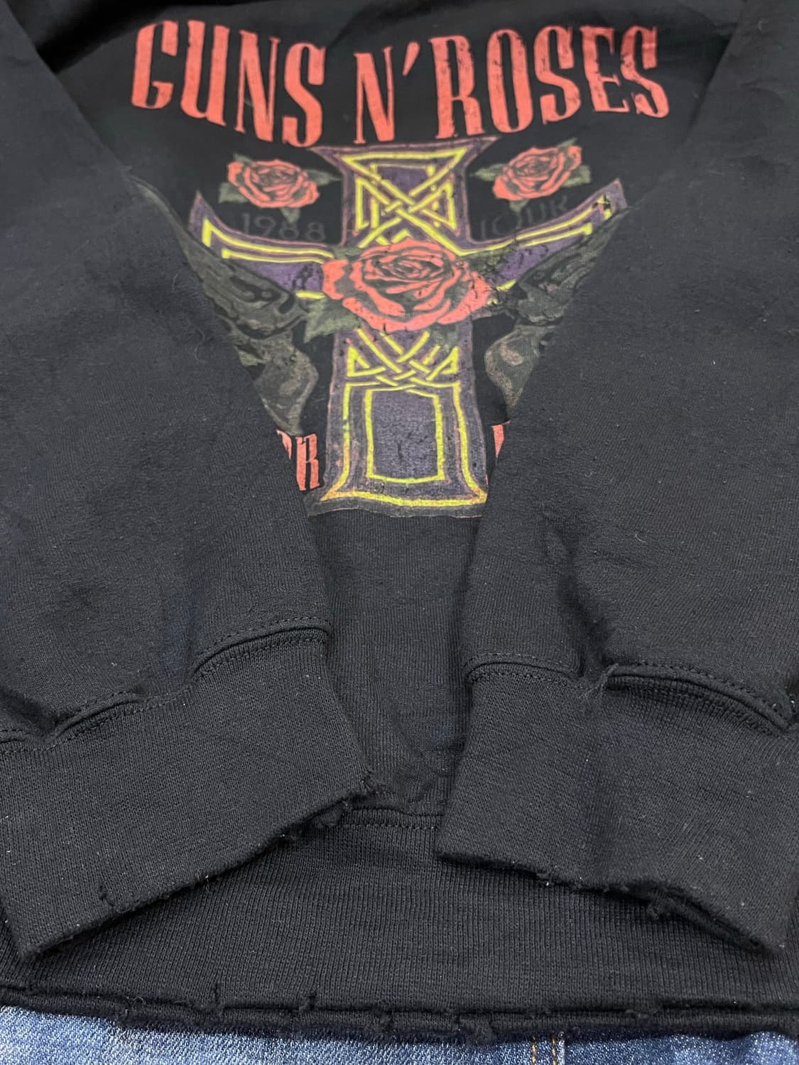 건즈 앤 로지스 88년 투어 스웻 셔츠 상품이미지5