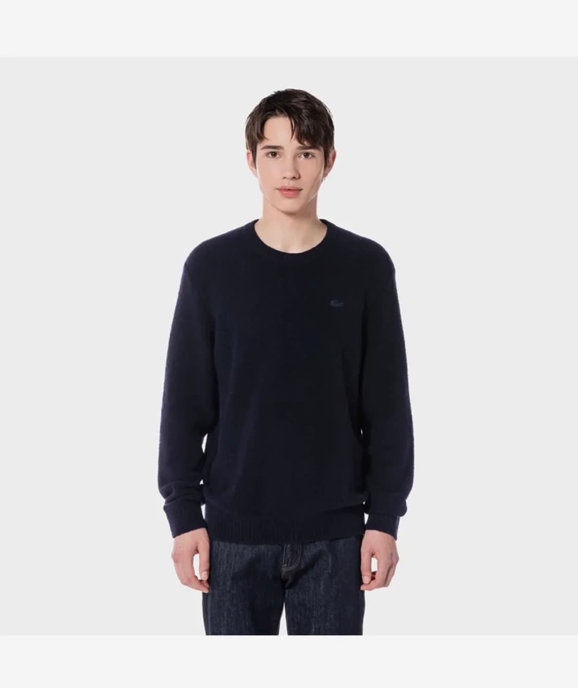 미개봉)동일라코스테 부클 울캐시미어 니트100-네이비 상품이미지4