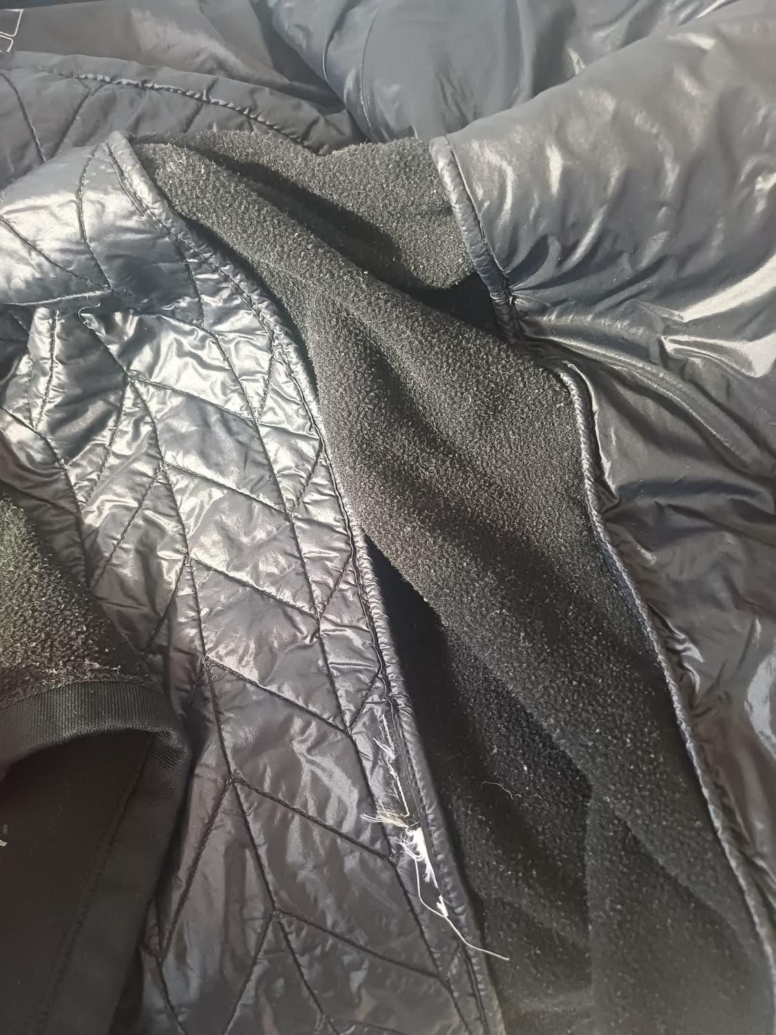 [M/95] 노스페이스 VX 하이브리드 테크니컬 퀼팅 자켓 (카키/블랙) 상품이미지9