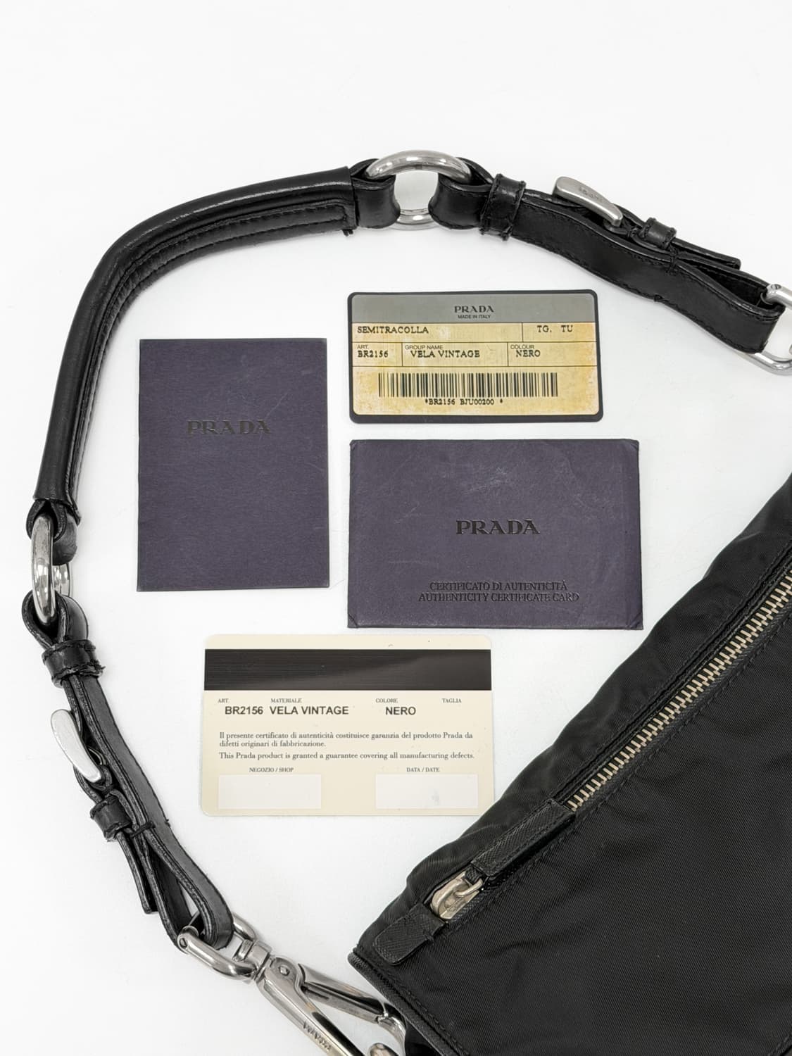 프라다 BR2156 벨라 빈티지 플랩 숄더백 상품이미지2