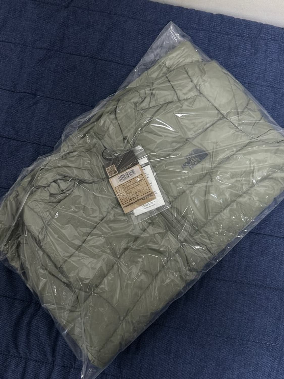 실물 존예! 새상품 노스페이스 경량패딩 마티에 라이트 카키 상품이미지8