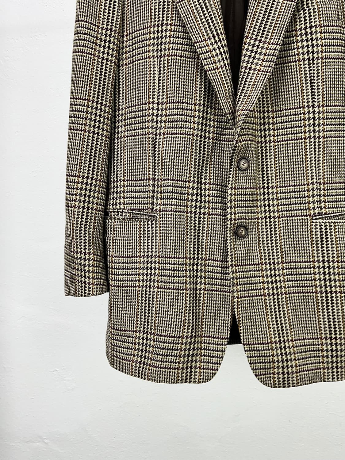 구찌 하운드투스 체크 2b 테일러드 블레이저 자켓 상품이미지4