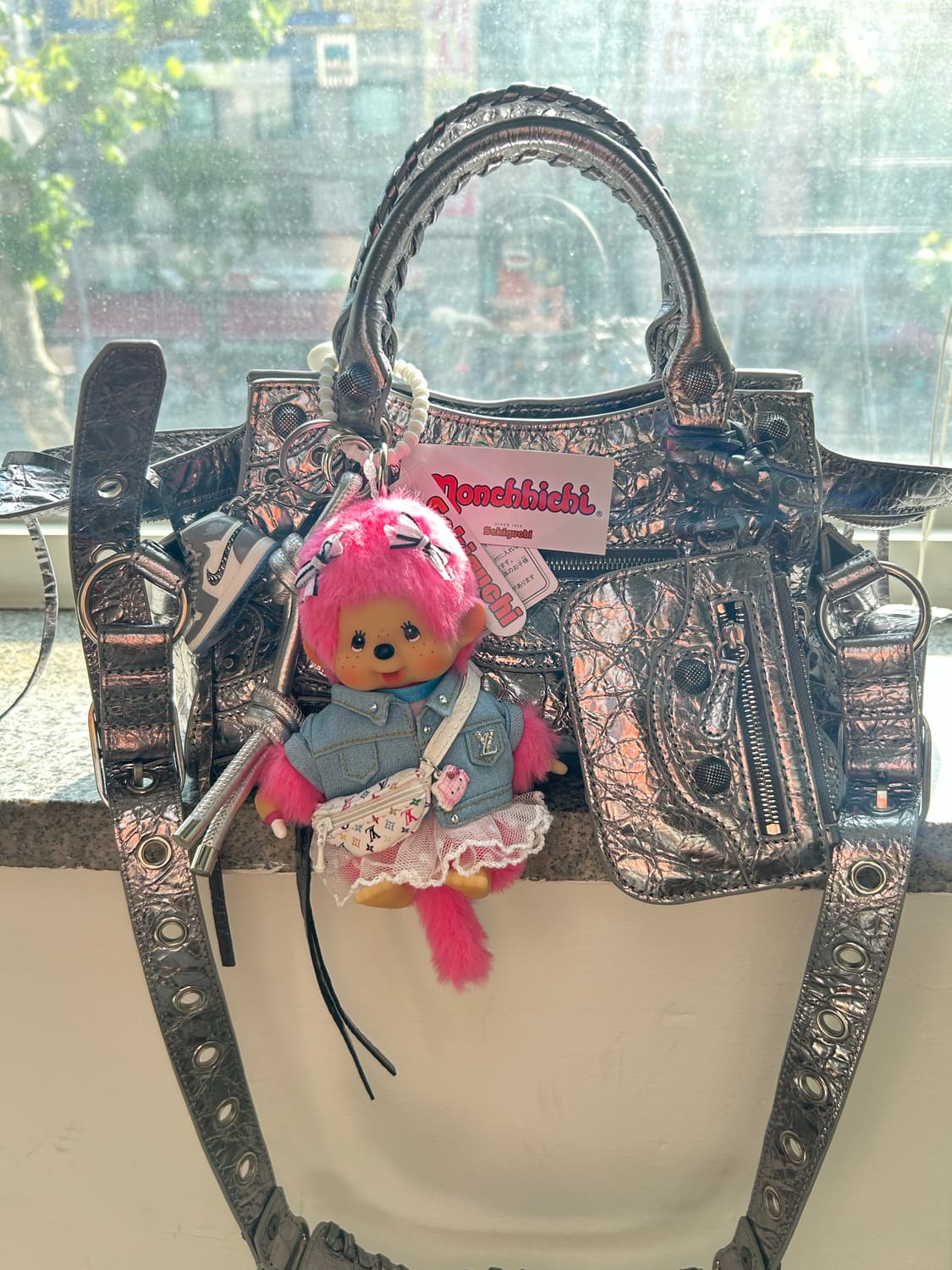 (100)정품몬치치 커스텀키링 💖🐒펑키무드 상품이미지4