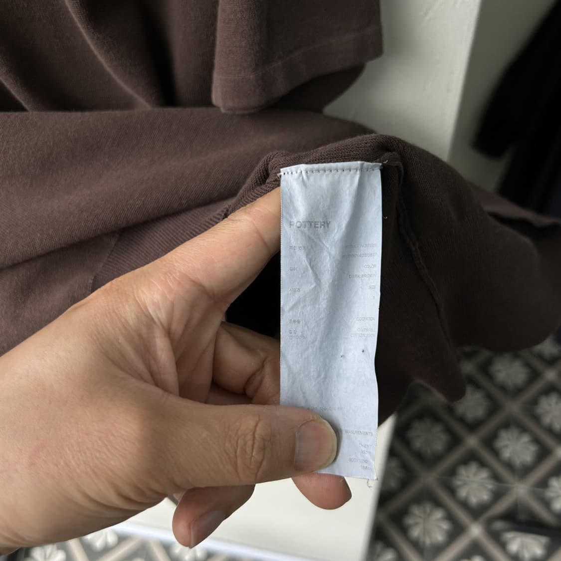 16755 - 포터리 브라운 반팔 카라티 상품이미지4