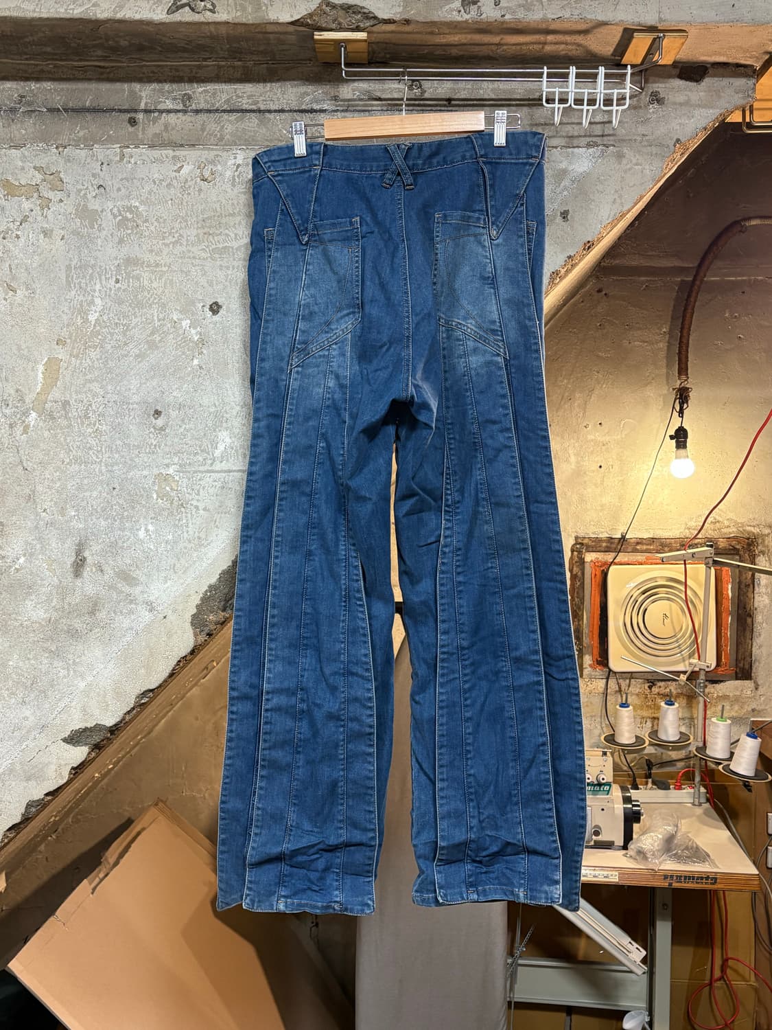 BLIND NO PLAN 레이어 디테일 데님 상품이미지2