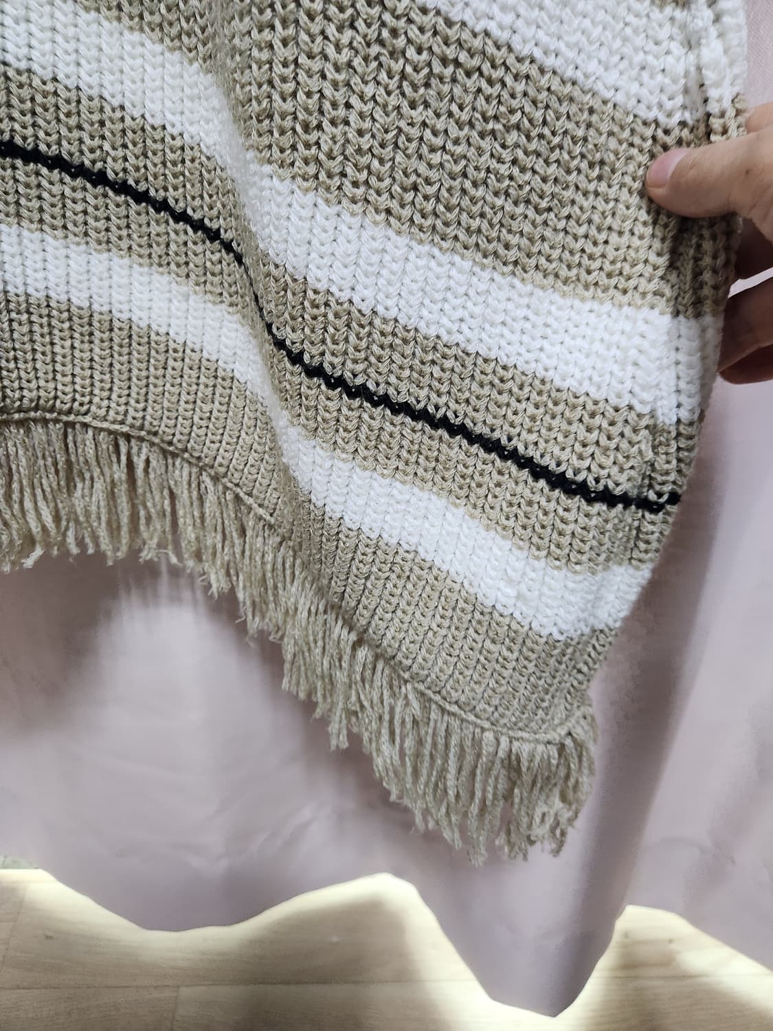 미착용 ZARA 스트라이프 니트 튜닉 상품이미지4