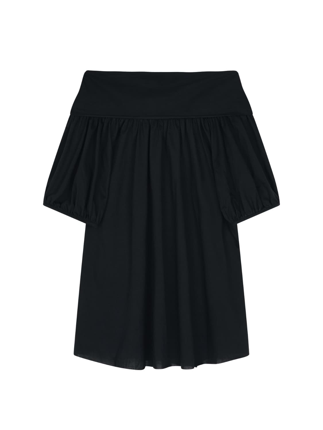 아모르샤이 BACK RIBBON TOP - BLACK 상품이미지4