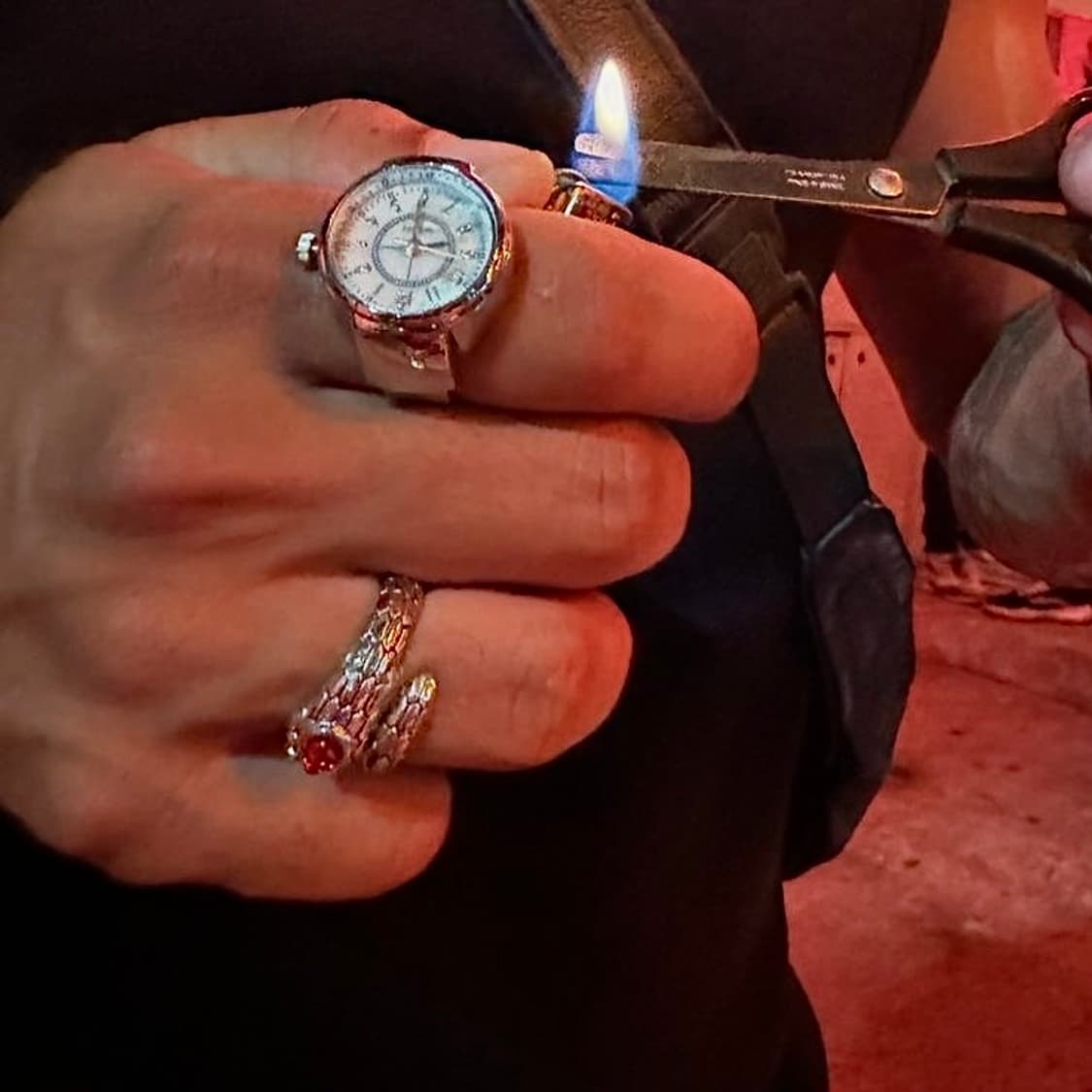 쿼츠 시계 반지 상품이미지1