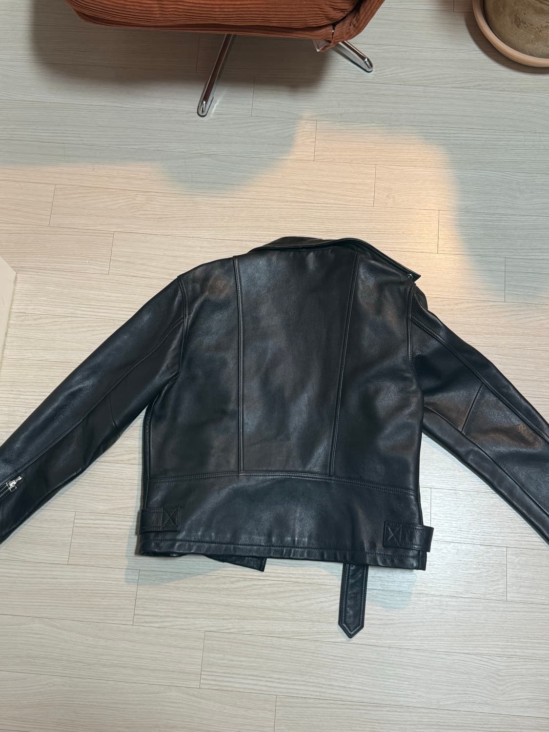 램스킨 빈티지 라이더 레더 자켓 XL 상품이미지3