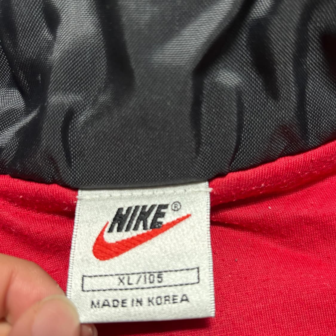 XL 나이키 90‘s 올드스쿨 블랙 점퍼 상품이미지4