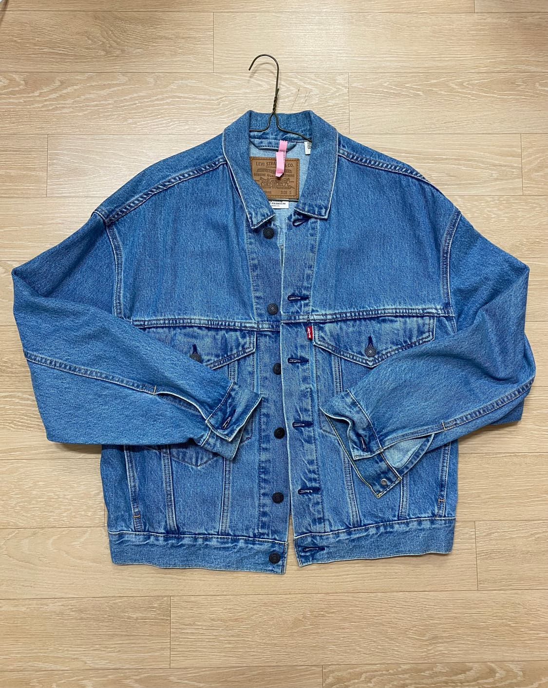 리바이스 루즈핏 데님자켓 (s) 상품이미지1