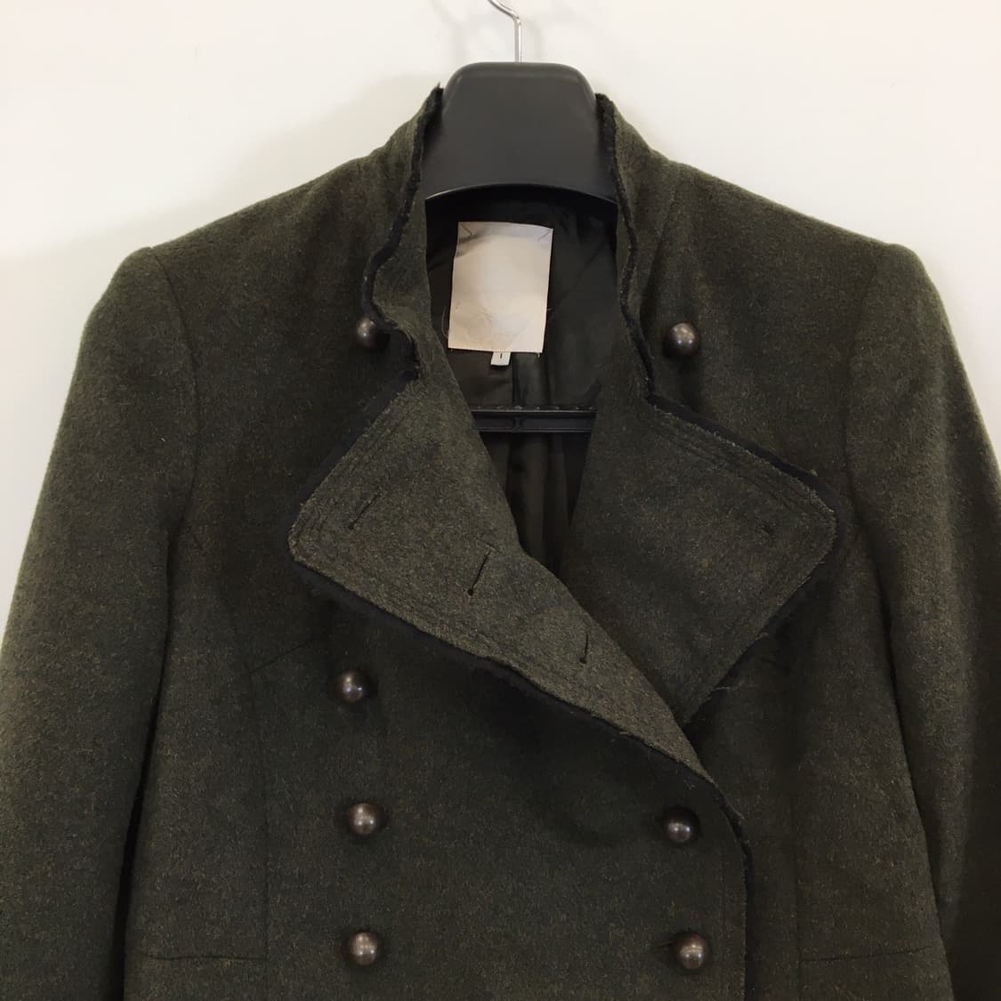 오즈세컨 더블 울코트 55 카키  상품이미지4