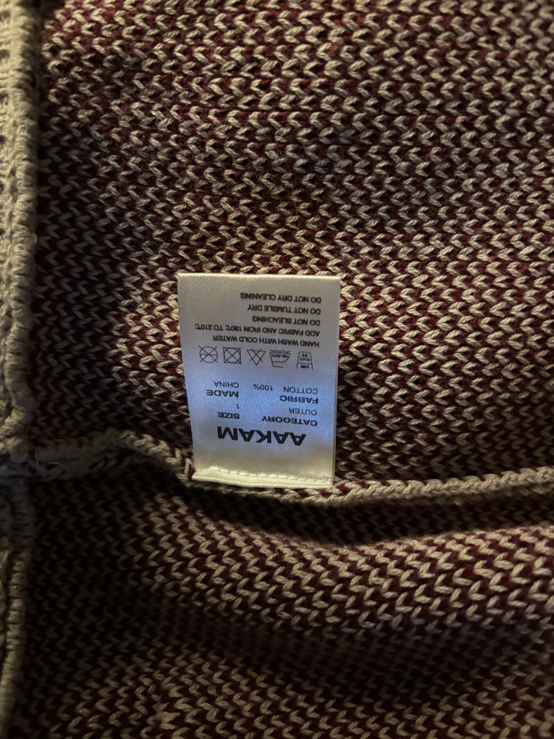 아캄(akkam) Sun Jacquard Zip-Up Sweater(1) 상품이미지3