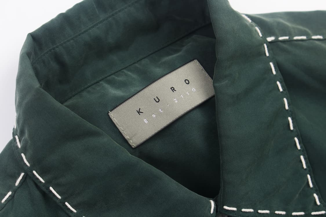 KURO Hand Stitch Overshirt (Made In Japa 상품이미지4