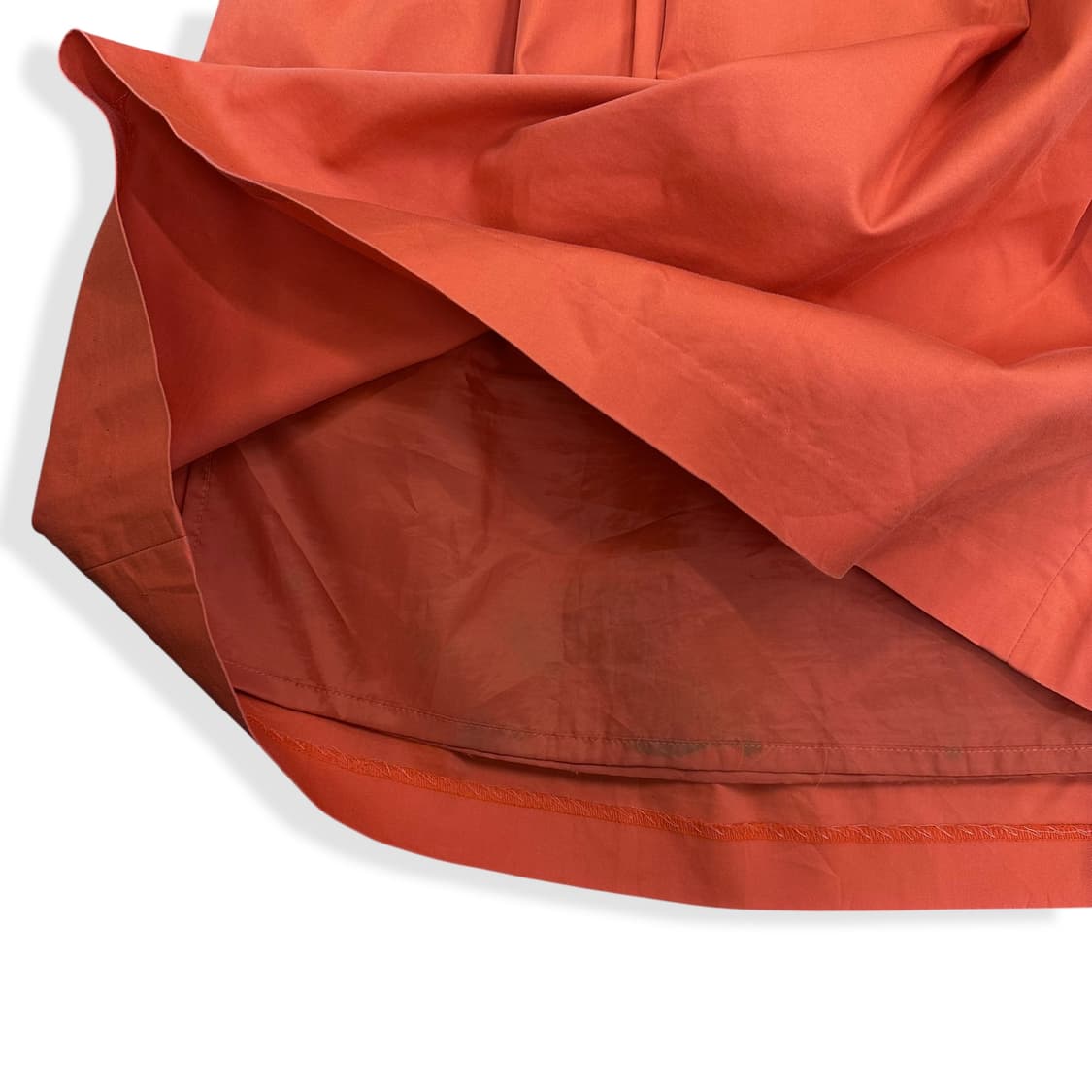 Orange Red Pintuck Midi Skirt 상품이미지7