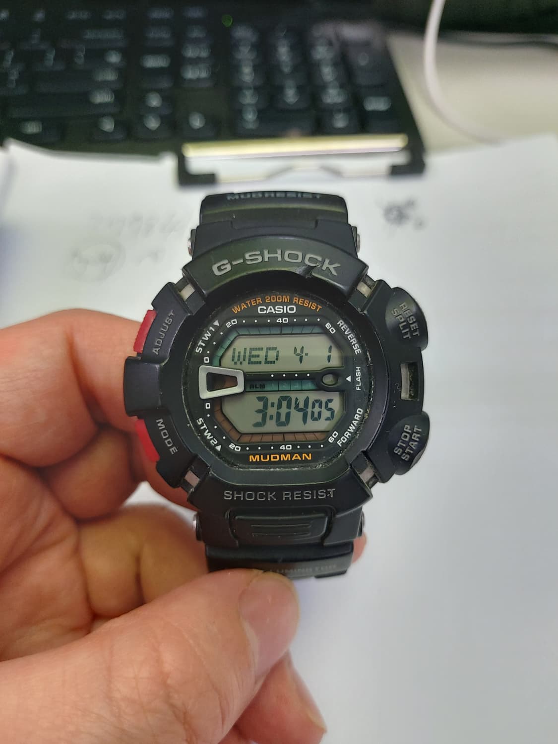 블랙 색상의 카시오 지샥  상품이미지1