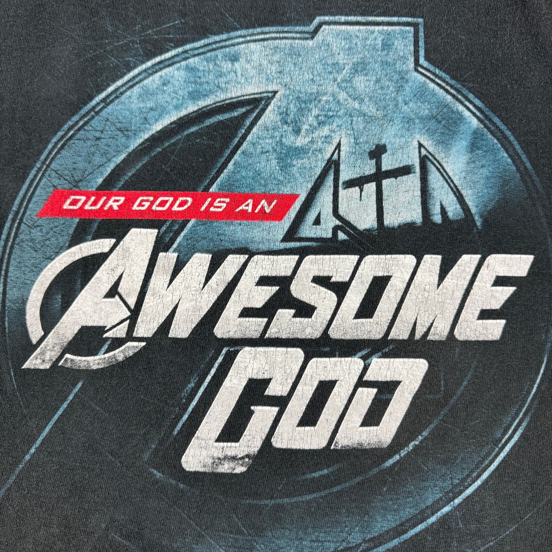 00s Jesus Marvel Avengers Parody 지저스 티셔츠 상품이미지4
