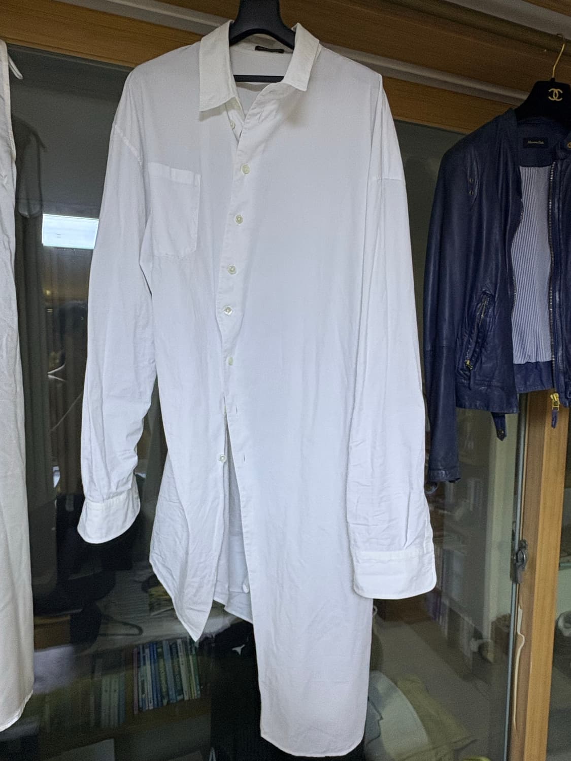 앤드뮐미스터 사선 비대칭 셔츠 상품이미지1