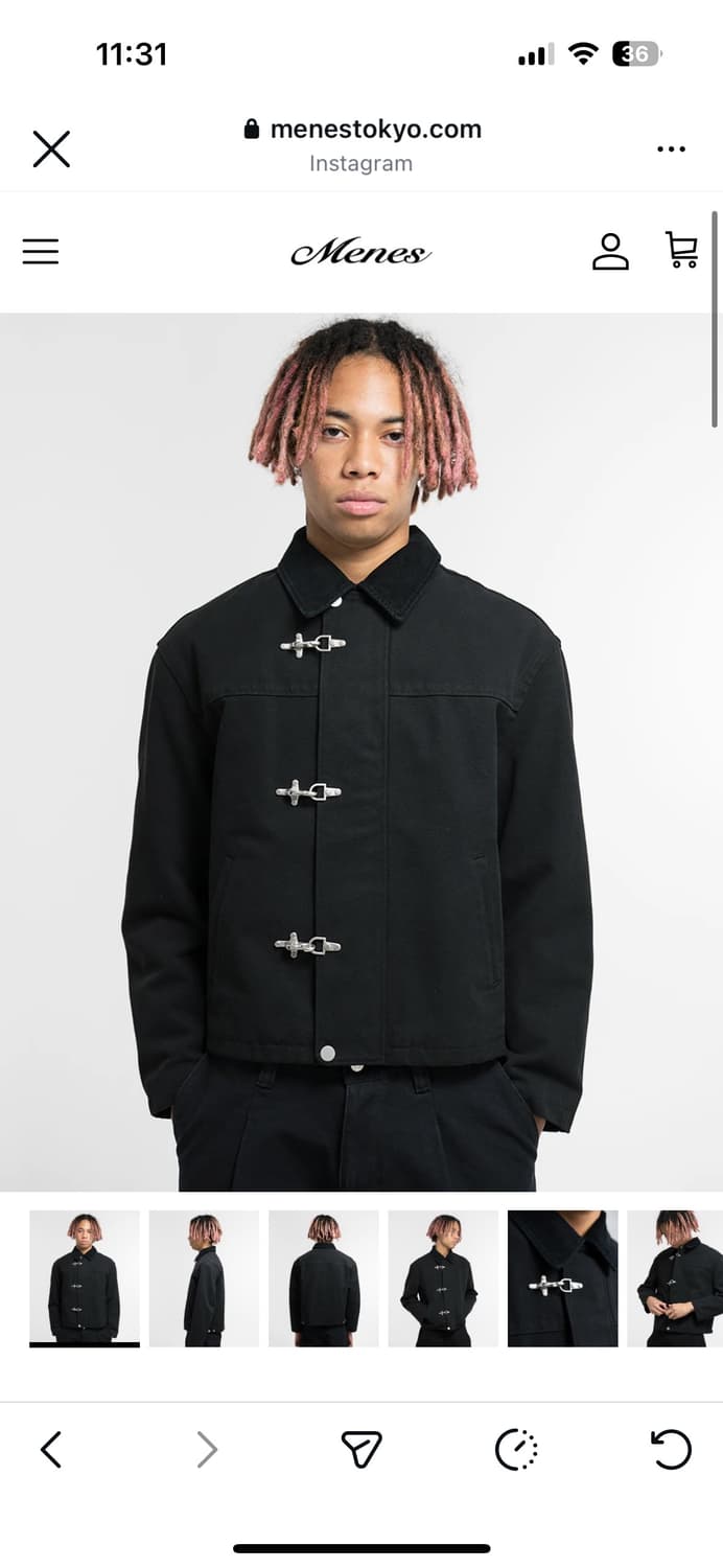 menes 파이어맨 자켓 급처 상품이미지1