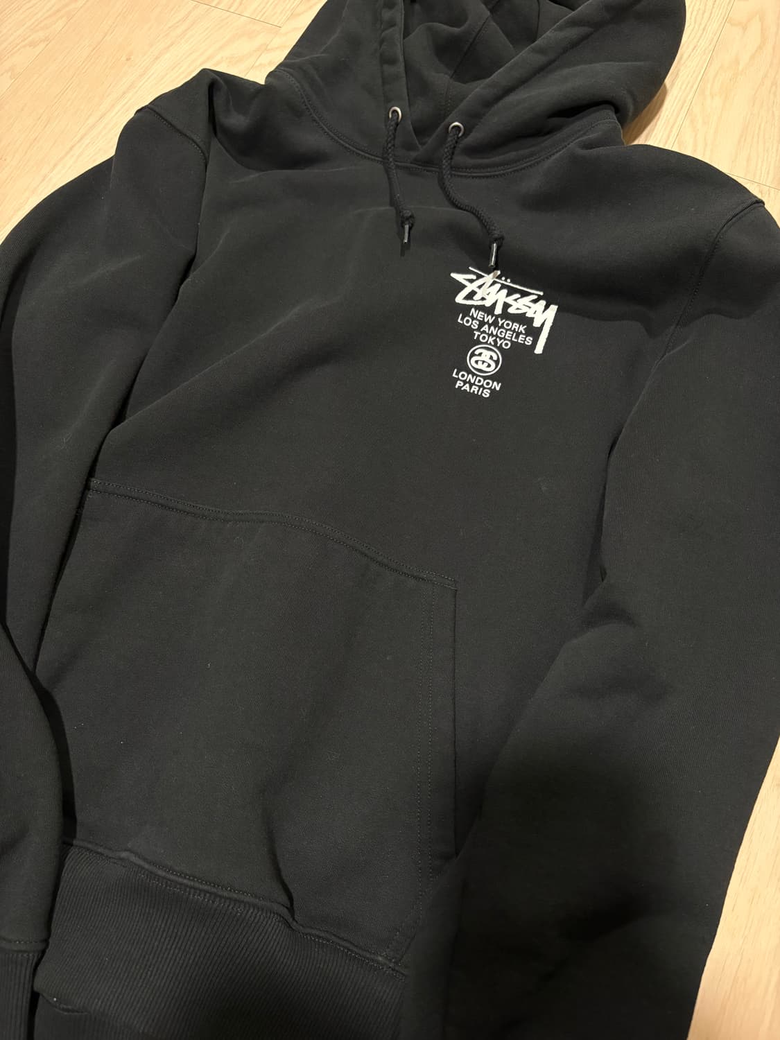 스투시 월드투어 후드 L 상품이미지7