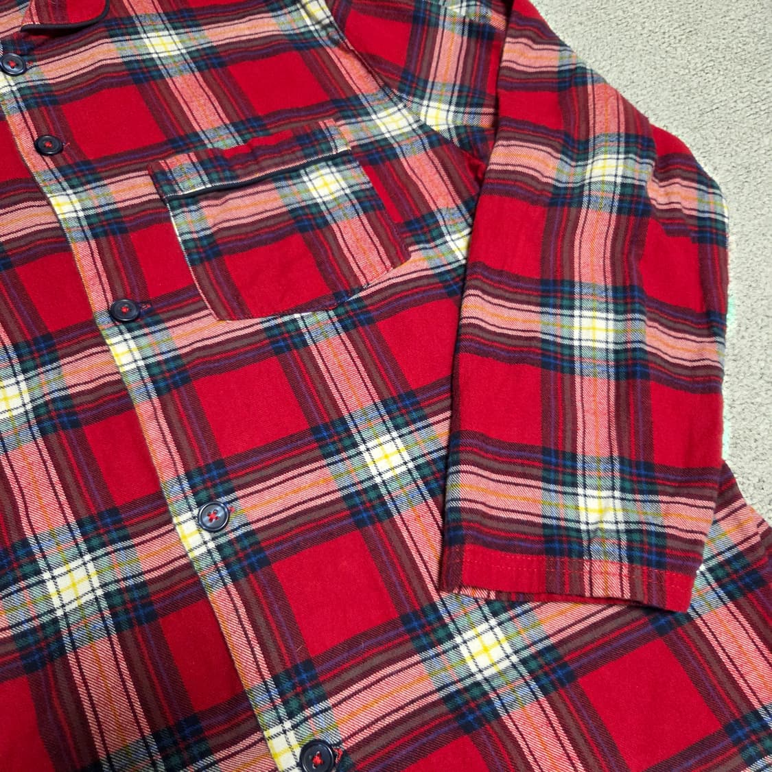 George 조지 플란넬 체크셔츠 L(100-105) 상품이미지5