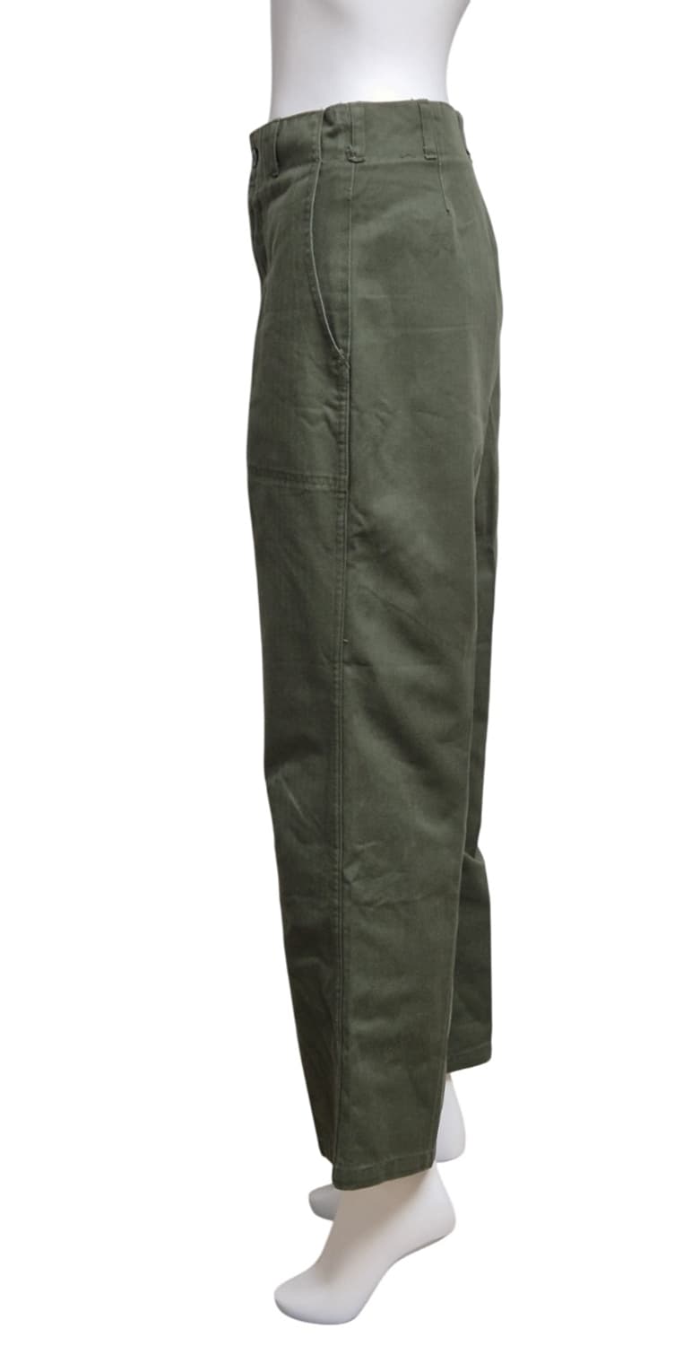 국군 구형 80s 민무늬 전투복 바지 팬츠 하의 (XS) 상품이미지2