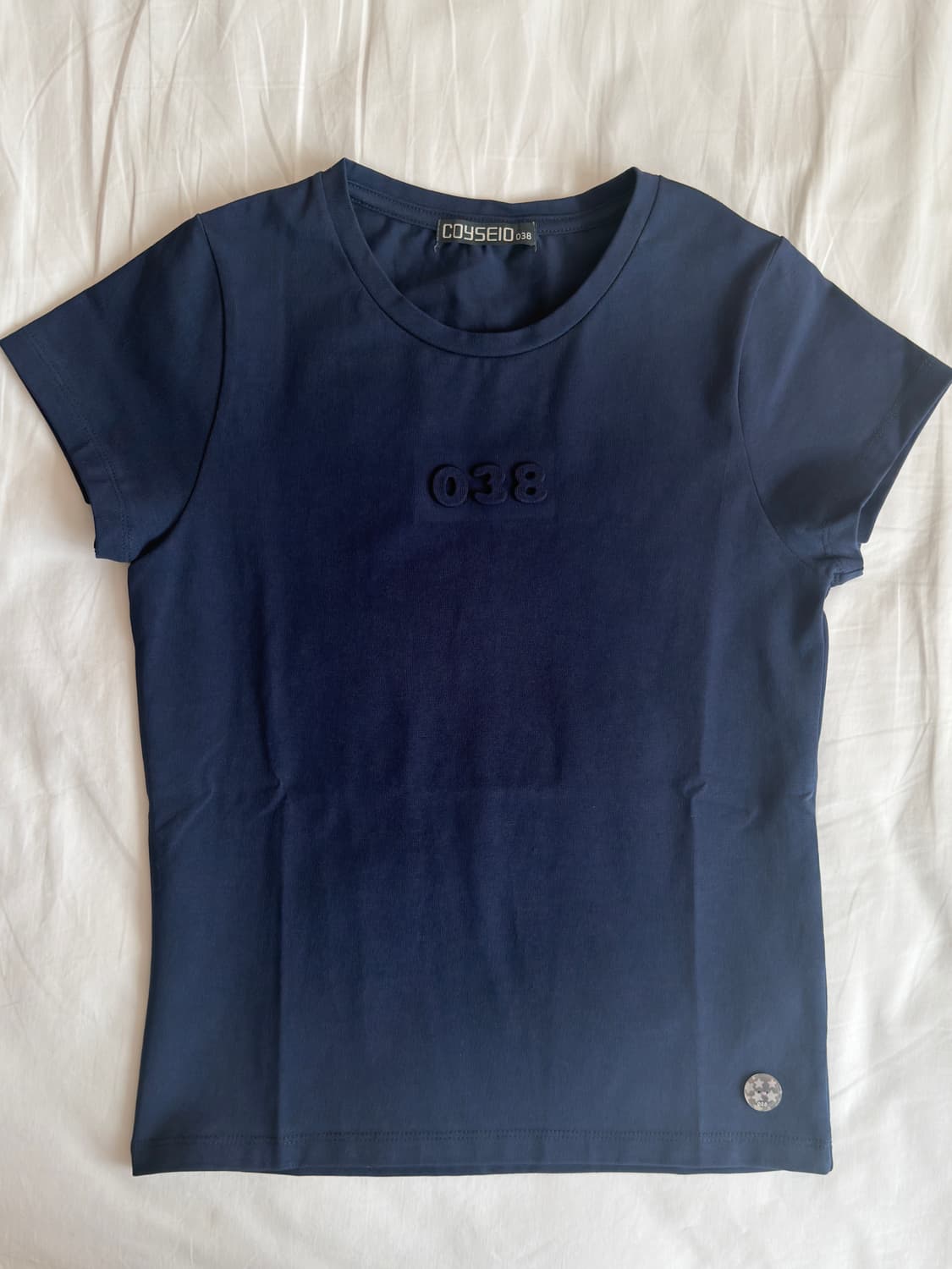 코이세이오038 BASIC T-SHIRT NAVY 상품이미지2