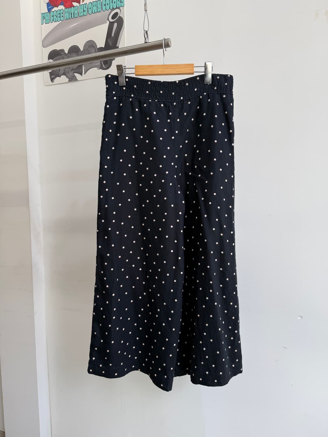 UNITED ARROWS  도트 와이드 팬츠  상품이미지4