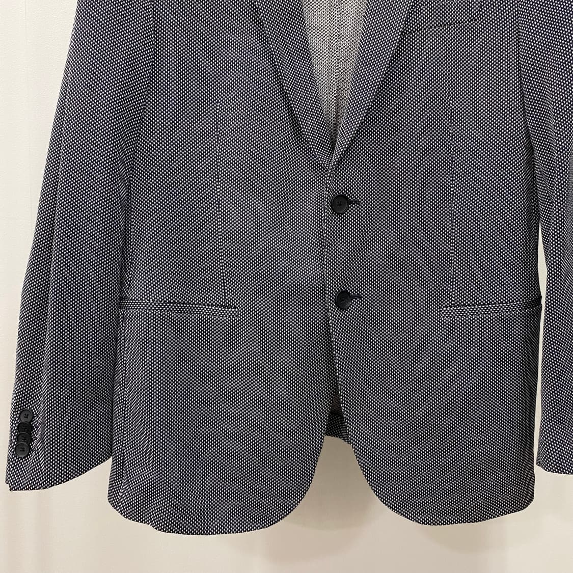 휴고보스 패턴 싱글 블레이저 매장판 상품이미지4