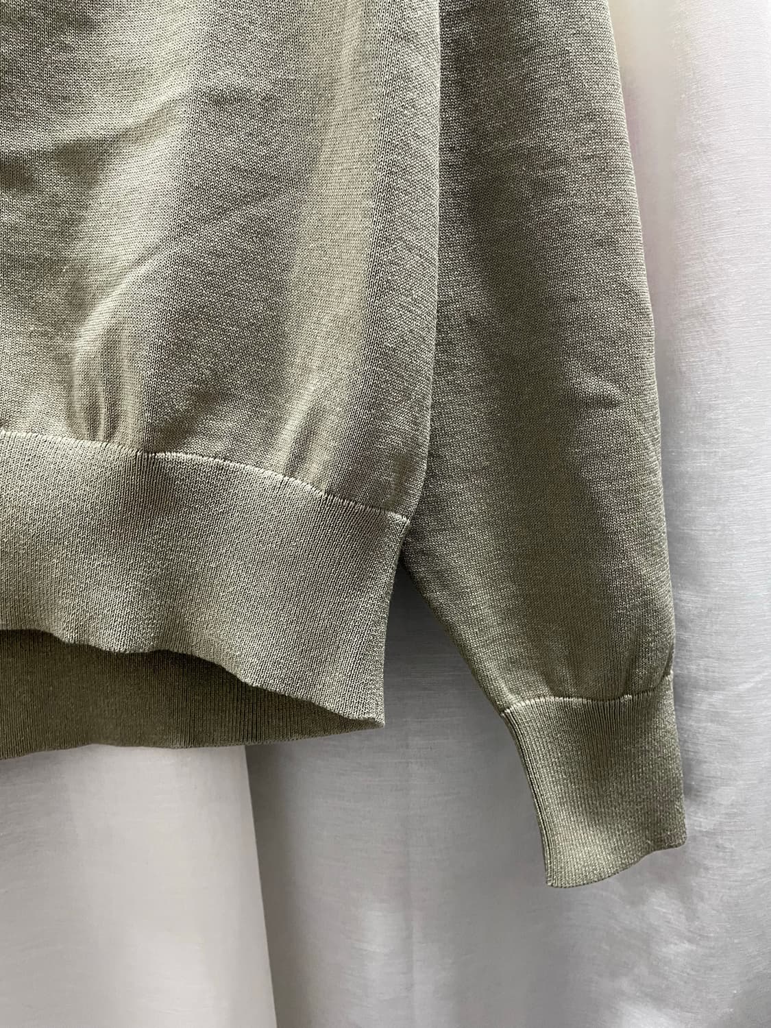 유니클로U/ V넥 가디건 그린/ L 상품이미지5