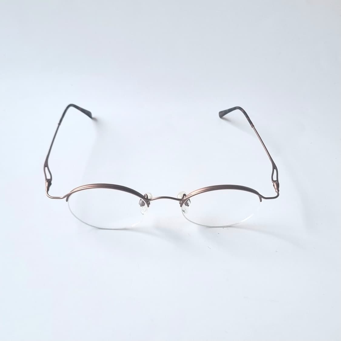 데드스탁 빈티지 오벌형 반무테 안경테 562 상품이미지4