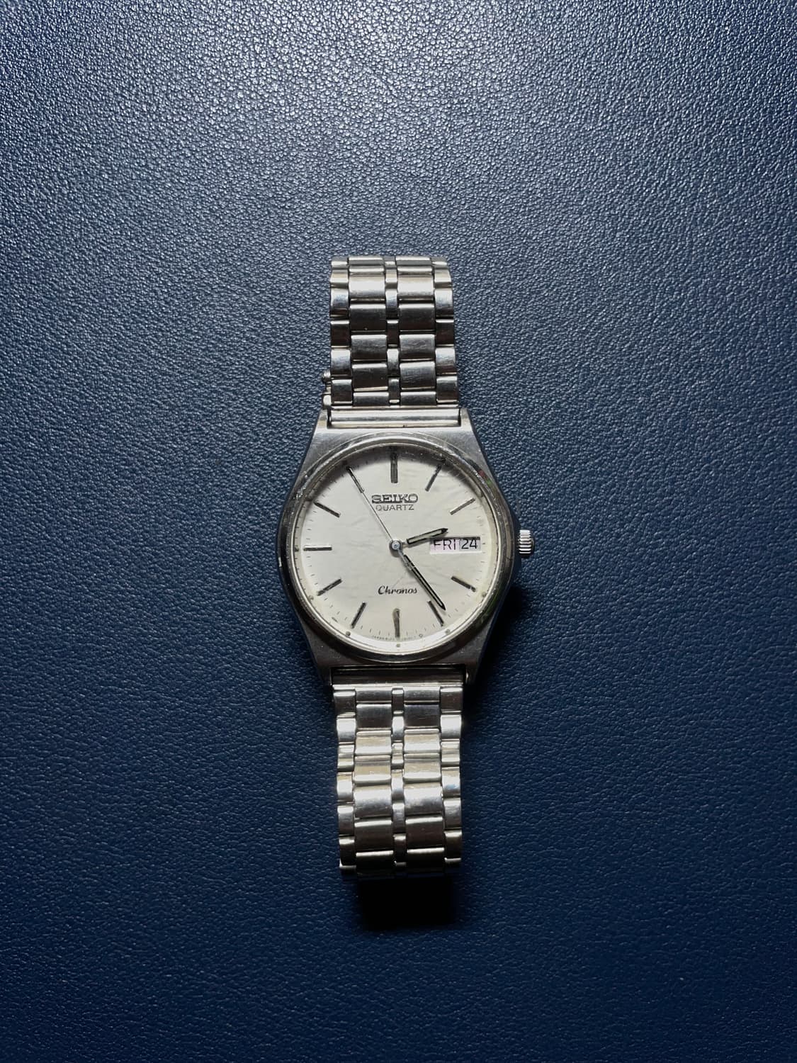 세이코 크로노스 쿼츠 메탈 시계 상품이미지1