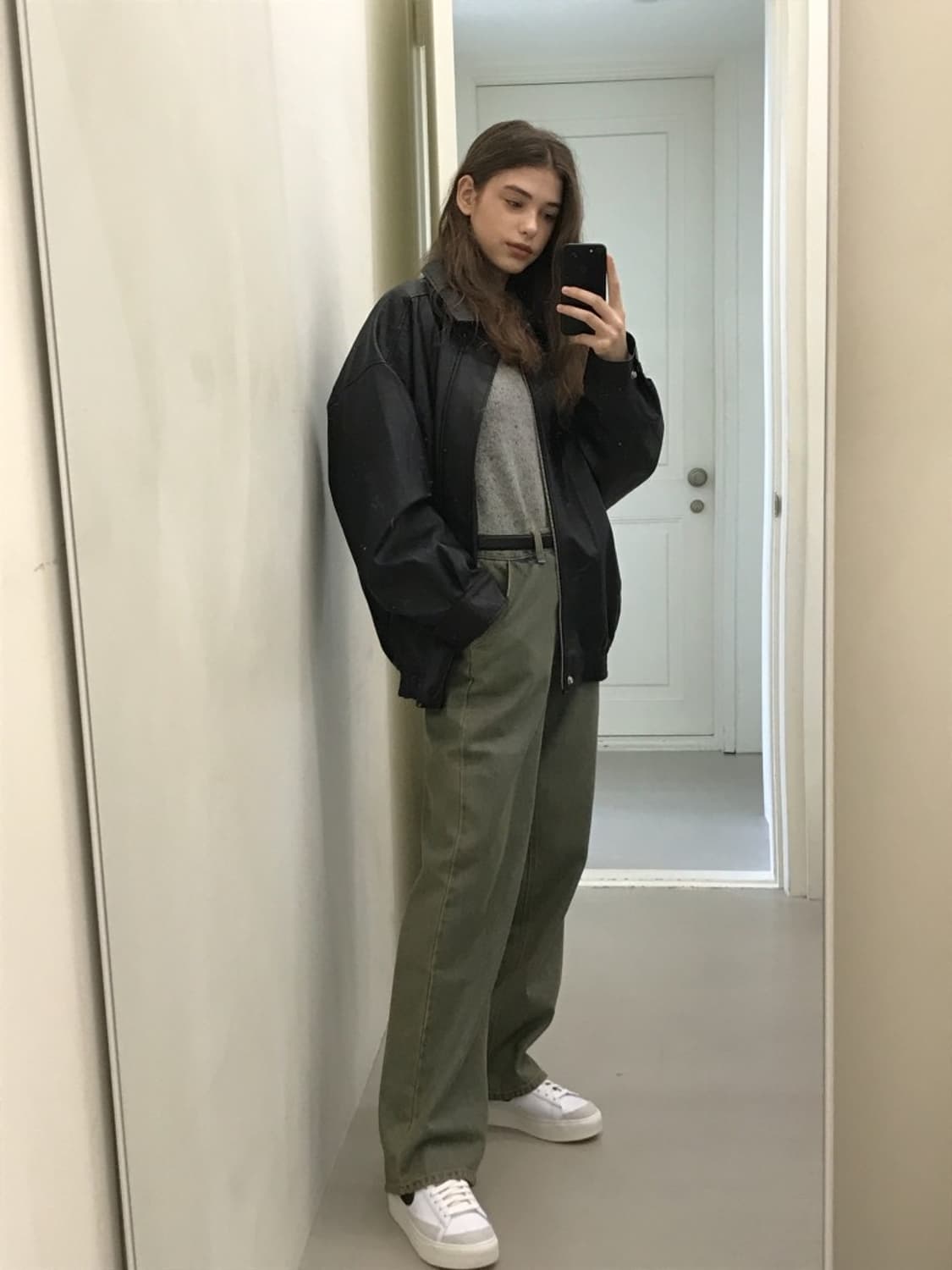 아카이브 제이투유 헤일리 오버핏 자켓 레더 자켓 상품이미지8