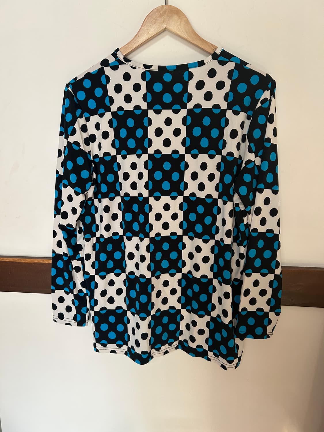 땡땡이 패치워크 티셔츠 상품이미지4