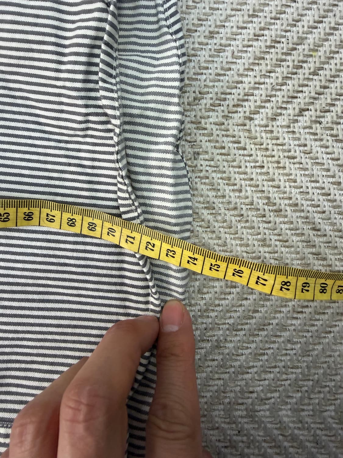 정품) APC 아페쎄 남성 스트라이프 셔츠겸 자켓 M 상품이미지8