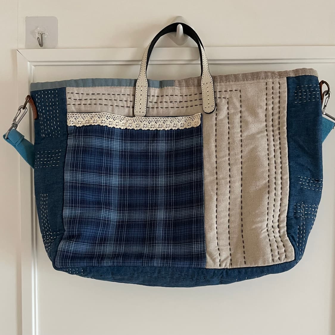 빈티지 패치워크 크로스백 (하구미 스타일) 상품이미지2